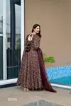 Lucaya Vol 24 By Lucaya Heavy Air Tex Chinon Printed Gown Exporters In India